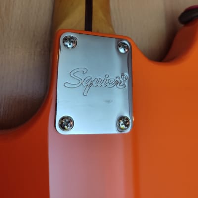 Fender Squier FSR Classic Vibe '60s Competition Mustang Bass Capri Orange image 6