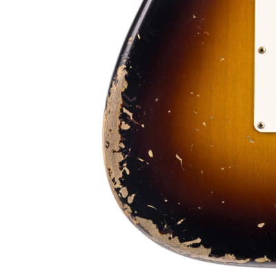 Fender Custom Shop Masterbuilt Todd Krause 1956 Stratocaster Heavy Relic - Wide 2 Tone Sunburst (583) image 18