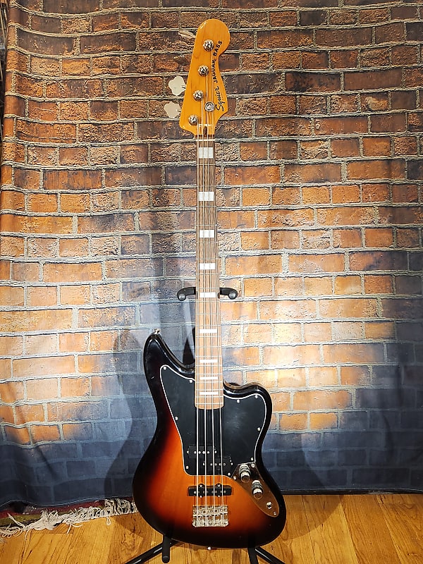 Squier 2022 Classic Vibe Jaguar Bass 3-Color Sunburst image 1
