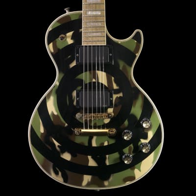 【バリ】超美品 ギブソン レスポールZakk Wylde Bullseye Gibson Zakk Wylde Bullseye Camo Les Paul Custom () 4.58kg G