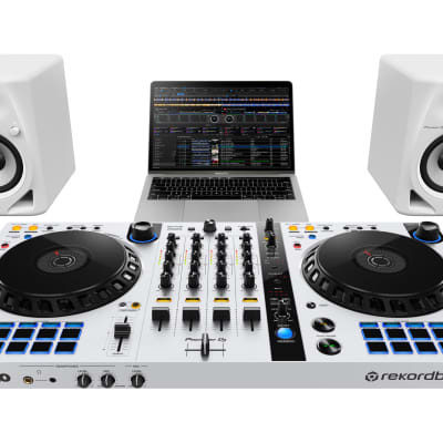 Pioneer DJ DM-50D-BT-W - 5-Inch Desktop Monitor System with Bluetooth Functionality (Pair, White) image 4