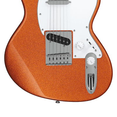 Ibanez Yvette Young Signature YY20 Electric Guitar  - Orange Cream Sparkle image 1