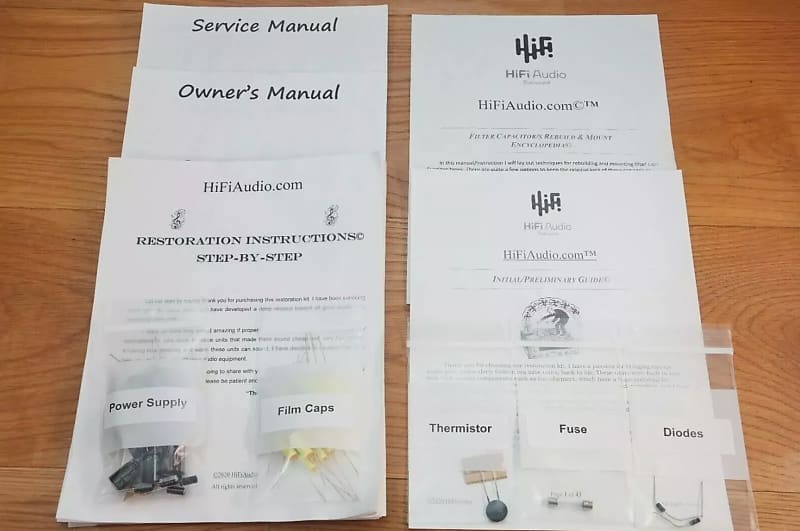 Stromberg Carlson ASR-880 restoration kit filter capacitor repair rebuild fix  			