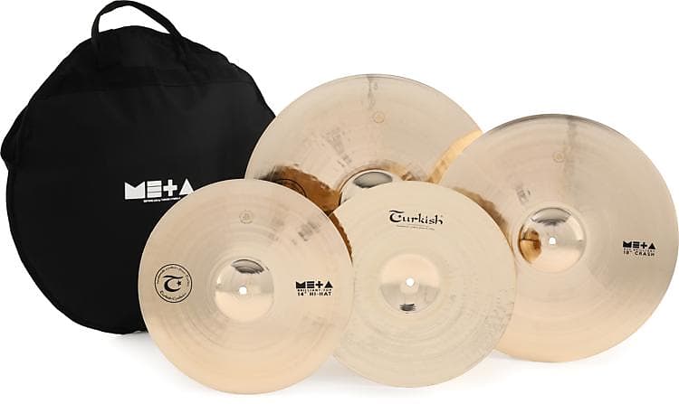 Turkish Cymbals META-3 Cymbal Set - 14-inch/18-inch/20-inch