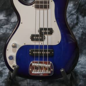 Left Handed G&L SB-2 Bass USA 2014 Blueburst Lefty image 1
