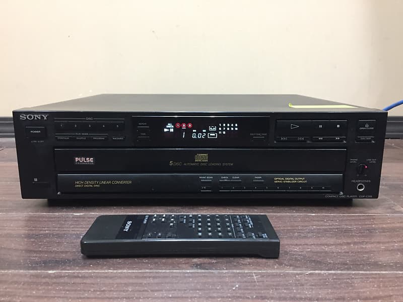 Sony CDP C515 5 Disc CD Changer Player with Remote image 1