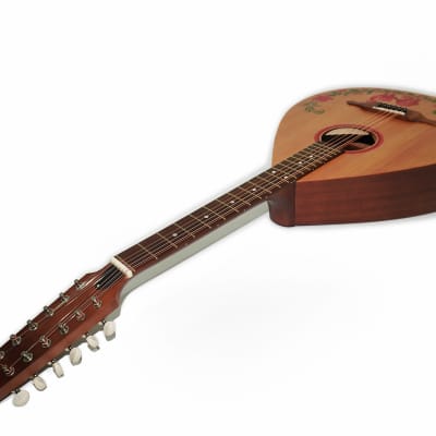 New Acoustic 12 Strings Lute Guitar Kobza Vihuela made in Ukraine Trembita Hand Painted Folk Musical Instrument image 11