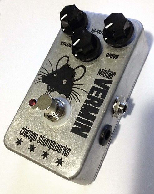 Chicago Stompworks Mr. Vermin - LM308N RAT V2 clone! | Reverb