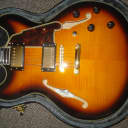 D'Angelico Excel DC Semi-Hollow w/ Stop-Bar Tailpiece in Vintage Sunburst and OHSC