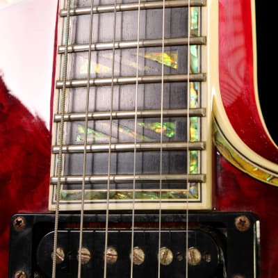 Edwards by ESP E-LP-117 CTM Transparent Red Quilt Top | Reverb