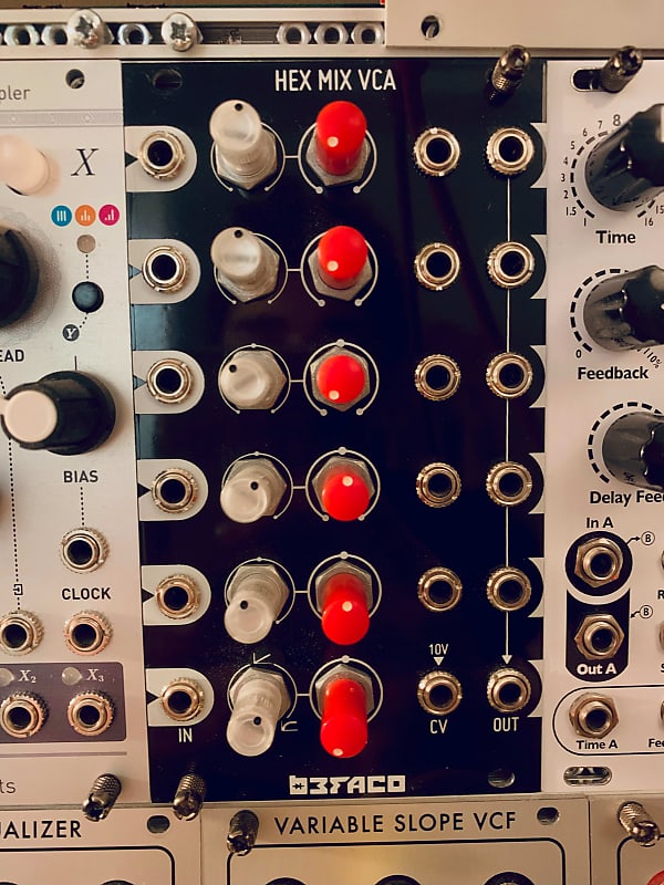 Befaco HexMix Summing Mixer 6 VCA Eurorack Module Reverb UK