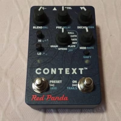 Red Panda Context 2 Reverberator Reverb and Deelay Pedal image 2
