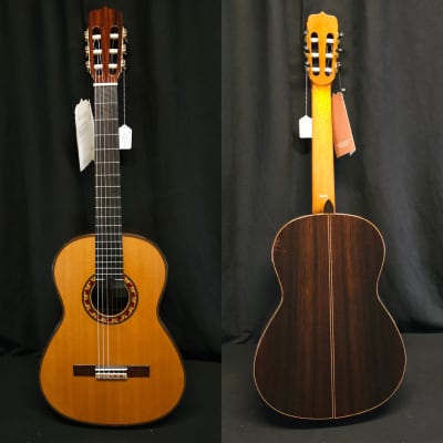 Jose Ramirez Cedar Guitarra del Tiempo Studio Classical Nylon String Guitar w/ Logo'd Hard Case image 2