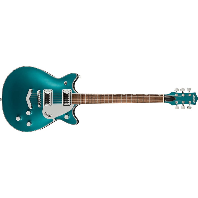 Gretsch G5222 Electromatic Double Jet BT Electric Guitar w/ V-Stoptail Ocean Turquoise - 2509310508 image 1