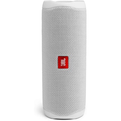 JBL Flip 5 Portable Waterproof Bluetooth Speaker (White) image 3