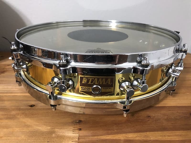 Tama 3x14 Brass Piccolo Snare Drum MIJ