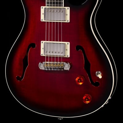 PRS SE Hollowbody Standard Fire Red-C03033 - 6.06 lbs image 2