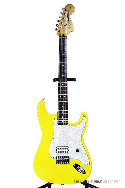 Fender 2002 Tom Delonge Stratocaster Graffiti Yellow Strat