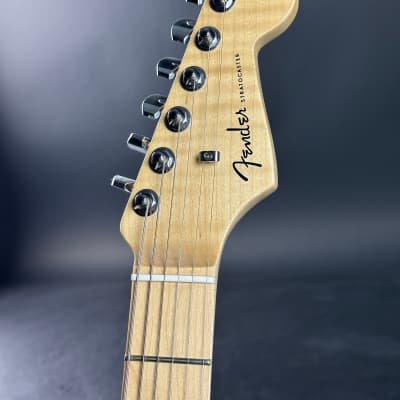 Used 2018 Fender American Elite Strat HSS Shawbucker QMT Aqua Marine Metallic w/Case TSU20642 image 9