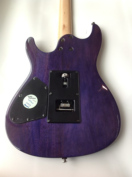 Ibanez S470DXQM 2008 Transparent Purple Burst | Reverb