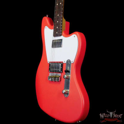 LsL Silverlake One HH Roasted Flame Maple Neck Rosewood Fingerboard Fiesta Red image 2