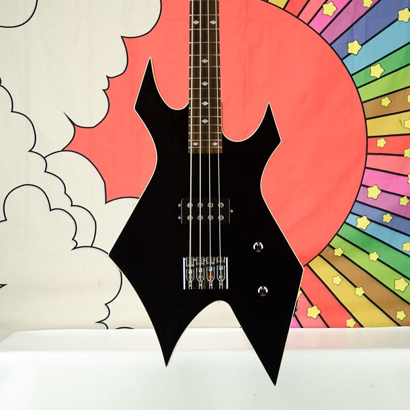 Used Bc Rich Warlock Revenge Bass Guitar Black Reverb