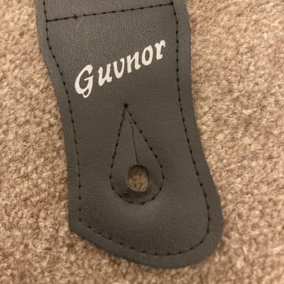 Guvnor Guitar Strap (Black) - Black for sale