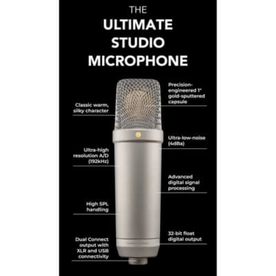 Rode NT1(Black) 5th Generation Hybrid Studio Condenser Microphone image 7