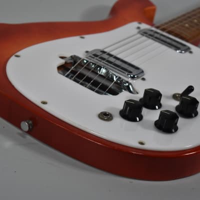 1965 Rickenbacker 450 Fireglo Finish Electric Guitar w/OHSC image 7