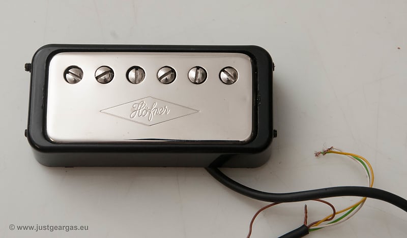 Hofner 514/N4N Humbucker Pickup with Hofner H512 pickup ring image 1