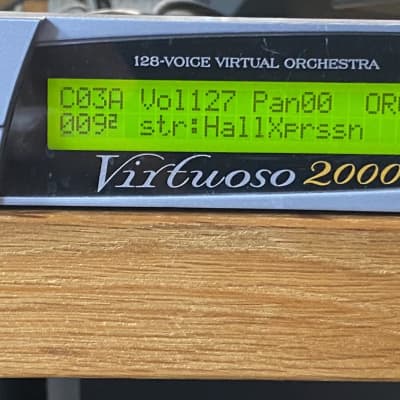 E-Mu Virtuoso 2000 Rack mount 128 Voice Virtual Orchestra Module