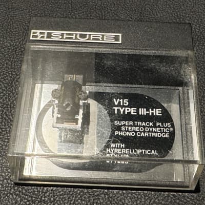Shure V-15 Type III MM Phono Cartridge with VN35MR Micro Ridge Stylus in cases image 7
