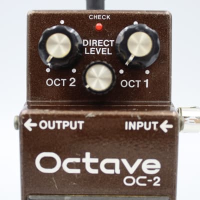 Boss OC-2 Octave Black Label 1990 Made in Taiwan ACA Vintage