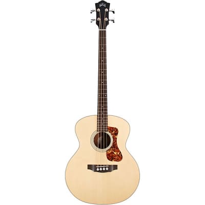 Guild Jumbo B-240E Acoustic-Electric Bass Guitar Natural image 3
