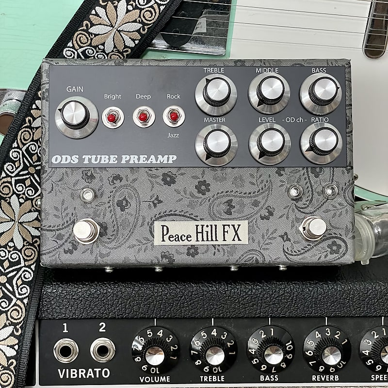 Peace Hill FX ODS Tube Preamp Silver Paisley