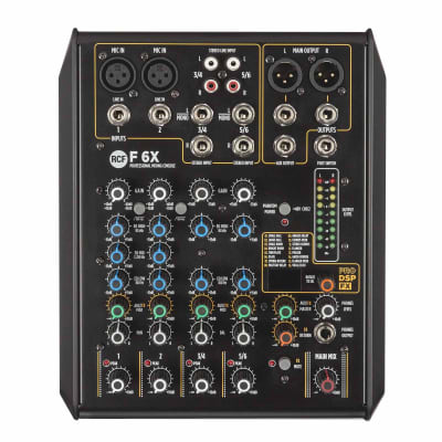 RCF L-PAD 8CX 8-Channel Mixing Console With Effects | Reverb