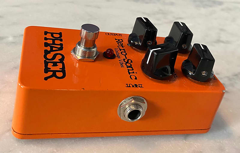 Retro-Sonic Phaser (4-Knob) - Standard Orange with Black