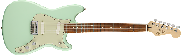 Fender Duo-Sonic, Pau Ferro Fingerboard, Surf Green | Reverb