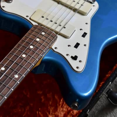 1997 Fender Japan O-Serial JM66 ’62 Reissue Jazzmaster Lake Placid Blue w/Matching Headstock CIJ Offset image 21