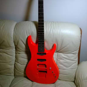 1988 Ibanez 540P FA (Five Alarm Red) PROJECT GUITAR (Body and Neck) JS Satriani image 3