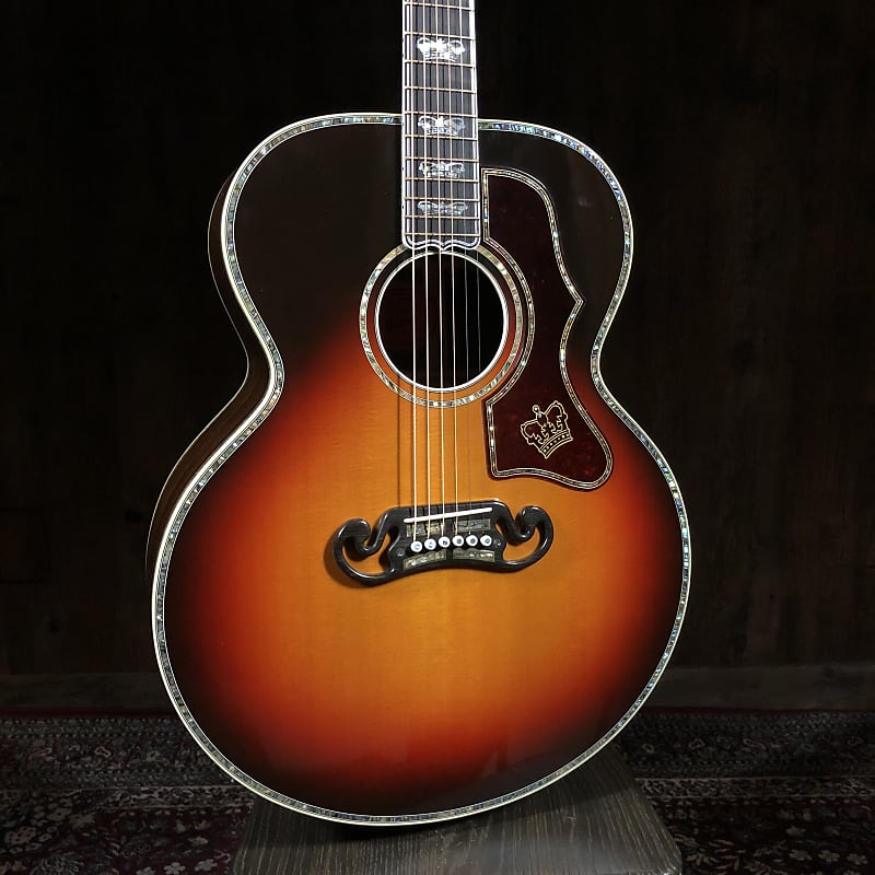 Gibson SJ-200 Monarch Crown Jewel 2015 Sunburst | Reverb