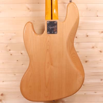 Squier Classic Vibe '70s Jazz Bass V 5-String Electric Bass - Maple Fingerboard, Natural image 10