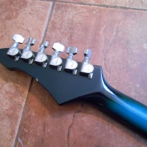 Vintage 1983 Aria Pro II RS INA ZUMA-V Guitar. Japan. Black