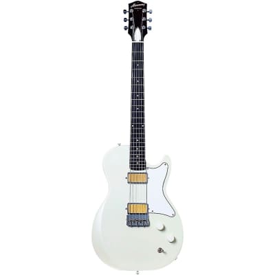 Harmony Jupiter Electric Guitar Pearl White image 3