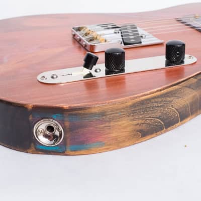 Secret Handshake  Rose Room (custom T-type art guitar) 2019 Rose burst/Art image 11