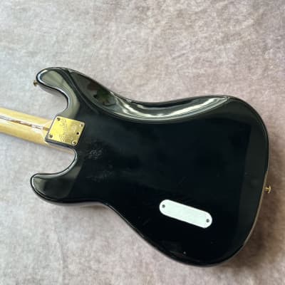 Fender Precision Bass Elite I Maple Fretboard Gold Hardware 1983 - Black image 15