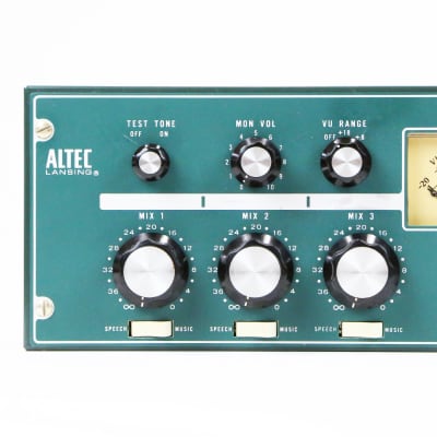 1968 Altec Lansing 1592A Mixer Amplifier Solid State Mixing Unit with 5 Matching PreAmplifier Transformers Super Clean Vintage Mic Pre PreAmp image 4