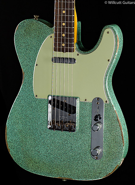 Fender Custom Shop 1963 Relic Telecaster Surf Green Sparkle 692