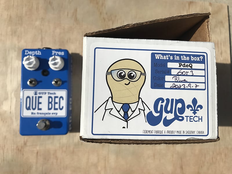 Guptech PdeQ Presence Depth Quebec EQ Pedal Presence Reverb
