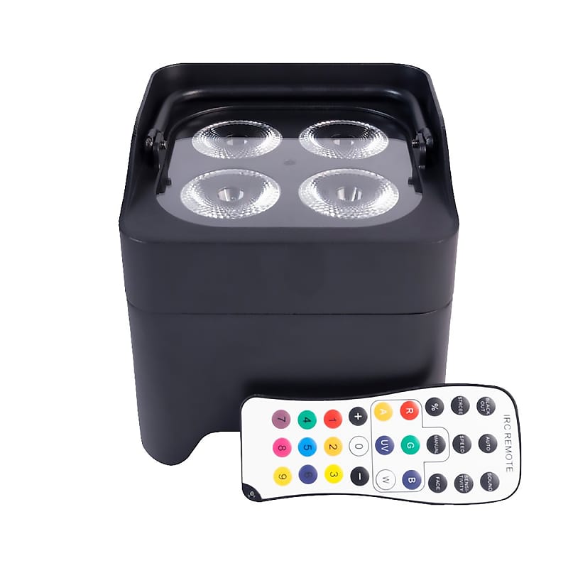 Mint ColorKey MobilePar Mini HEX 4 RGBAW+UV Wireless Battery Powered Par Light image 1